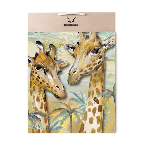 Giraffe Sculpture - Artist Sharon B Print