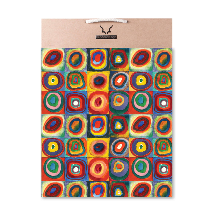 Leopard Sculpture - with Kandinsky Art Print