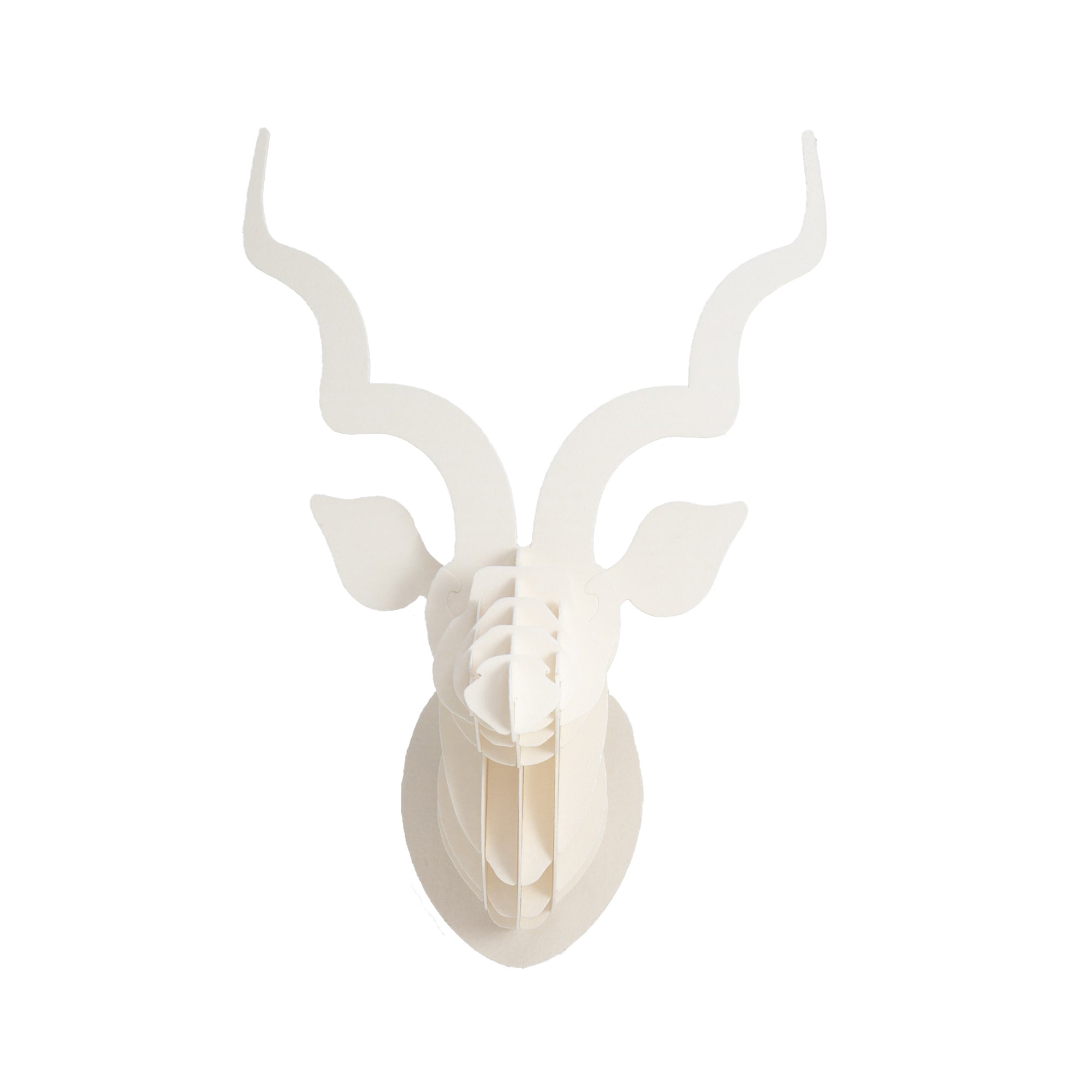 Kudu head, kids decor, DIY, Flat pack, head on design